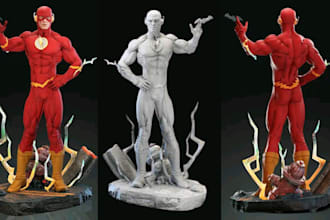 print and paint your fan art model 3d toy anime figure miniature board game