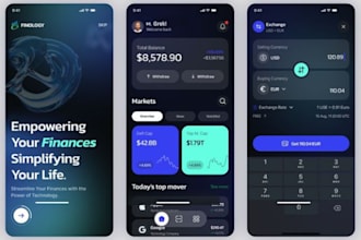 develop neobank app, fintech app, crypto wallet app loan app p2p lending app