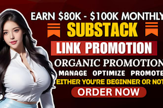 do organic substack promotion, to boost subscribers, newsletter, page and link