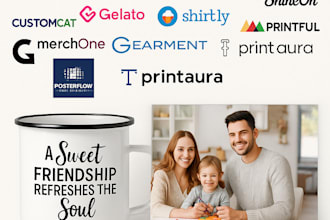 personalize pod product setup with teeinblue, customily, kickflip for shopify