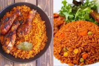 rice and sauce menu design
