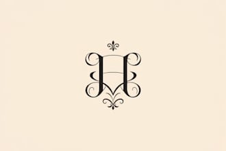 design custom luxury fashion monogram logo
