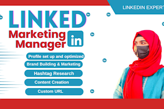 be your linkedin marketing expert for growth and branding