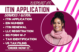 apply, obtain non resident itin individual taxpayer identification number as caa