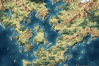 create a fantasy map for you