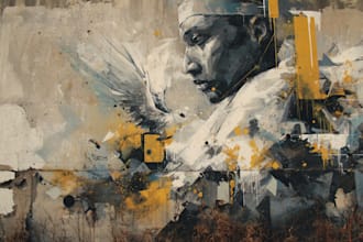do illustration street art graffiti, abstract with my style