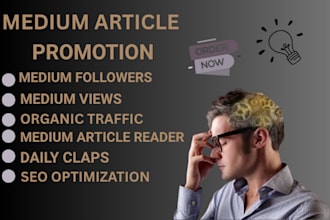 do organic medium article promotion to gain views virally