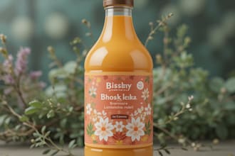 create organic product packaging or label design