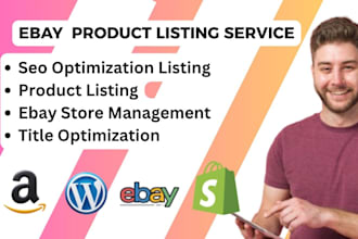 do ebay lister,ebay seo listing, ebay product lister, ebay product upload