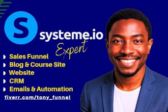 build systeme io sales funnel systeme io landing page systeme io funnel expert