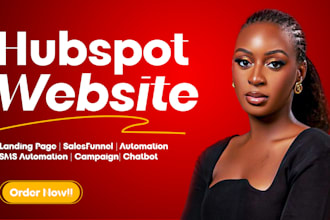 hubspot website hubspot crm hubspot landing page  hubspot automation figma