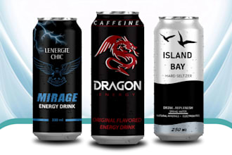 design a unique and eye catching beer label for your brand