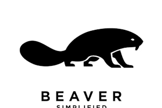 do beaver logo for you with my on creativity