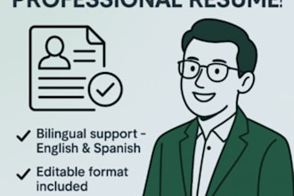 create a professional and modern resume or CV using word or canva