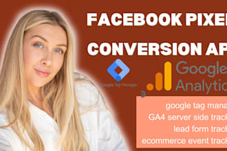 set up facebook pixel conversion API server side tracking ga4 by GTM