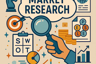 conduct market and strategic intelligence research and analysis