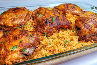 cook rice and chicken you and your teams