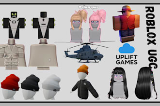 do 3d roblox ugc model roblox map roblox clothing roblox hair roblox accessories