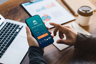 develop a secure neobank virtual banking digital wallet or fintech mobile app