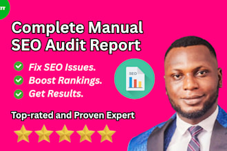 do complete SEO audit report with analysis and action plan