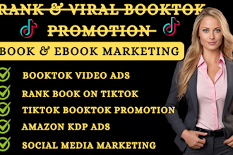 rank book on tiktok, booktok promotion, booktok video ads