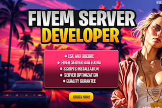 fix or create you a perfect fivem esx or qbcore server