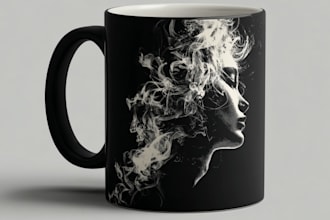 do custom coffee mug design in my style