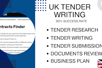bid uk tender, research, uk itt, homecare tender, bid proposal writing