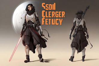 design your sci fi and star wars character