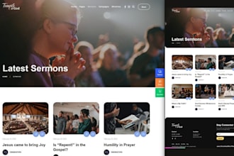 design church website, ministry website, church, charity, donation website