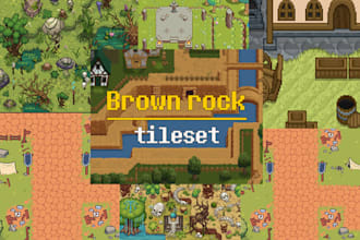 do pixel art tileset sprite sheet pixel art character game art topdown