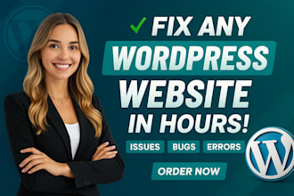 fix wordpress issues wordpress bug fix wordpress website fix wordpress issues