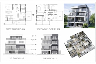 do autocad 2d floor plan, 3d floor plan design and architectural 3d rendering