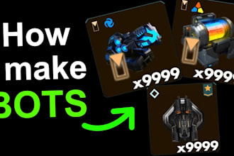 build anti cheated bot,game bot,automation bot,grinding bot,mmorpg bot farmbot