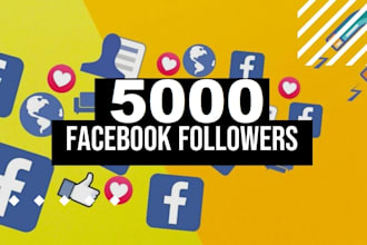 provide 1000 facebook follower real active users