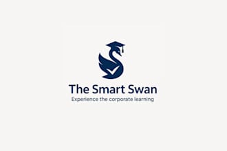 do luxury swan emblem logo design service