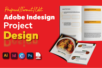 proofread format edit design adobe indesign project work book formating indesign