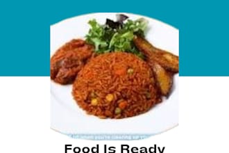 prepare jellofrice beans and egg with fish