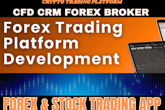 build forex trading platform, crm cfd webtrader, forex broker, stock trading app