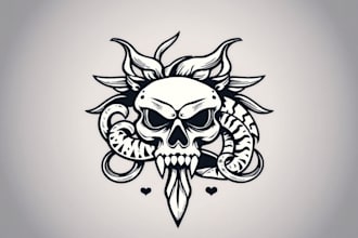 do traditional or old school style tattoo design