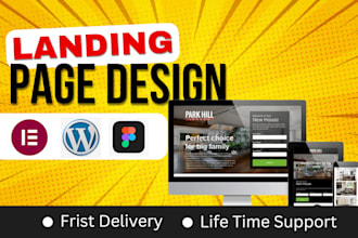 build a responsive landing page or squeeze page using wordpress