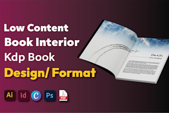 do book interior design print book layout low content ebook kdp book formatting