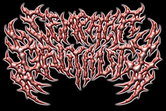 create name with metal logo style