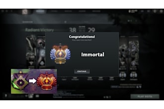 coach you to become a immortal pro player in dota