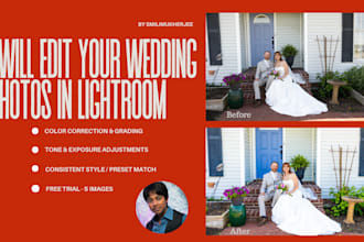 edit wedding photos professionally in lightroom