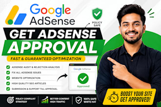get google adsense approval and fix all rejection issues