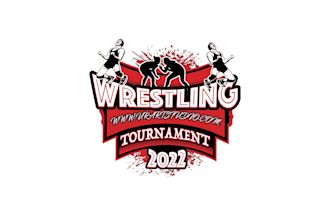 design scripted, handwritten or signature wrestling logo