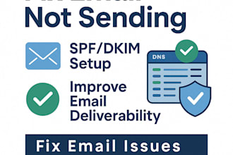 configure spf, dkim, dmarc, mx and dns records for better email deliverability