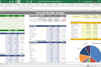 be your virtual assistant and excel accountant