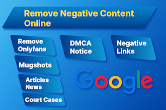 permanently remove mugshots cases articles news delete negative links on google